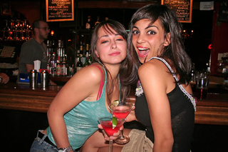The skanks pose for one of the hundreds of pictures taken over the course of the night.